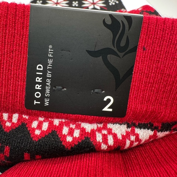 NWT Torrid Full Length Signature Waist Sweater Polar Bear Legging Size 2 (2X) - Picture 11 of 13